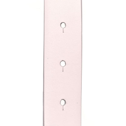 Chanel Calfskin Crystal Logo Belt 70 28 Light Pink 6 of 7
