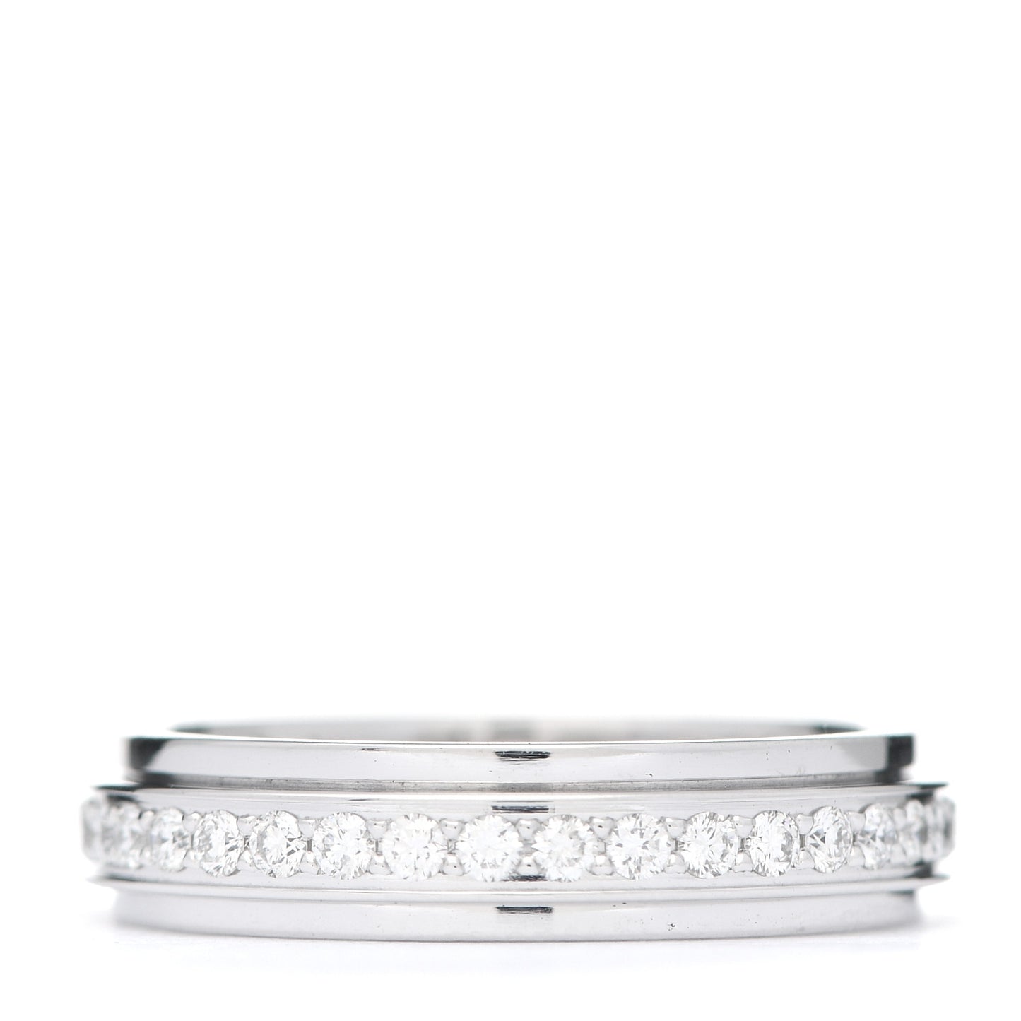 Platinum Diamond Possession Wedding Band Ring 55 7.25