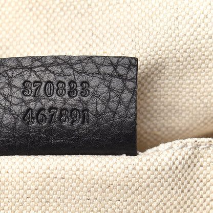 Gucci Cellarius Calfskin Medium Bamboo Backpack Black 7 of 10