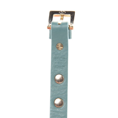 Valentino Garavani Vitello Rockstud Bracelet Blue 5 of 5