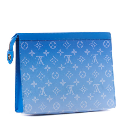 Louis Vuitton Monogram Clouds Pochette Voyage MM A4 Blue 2 of 7