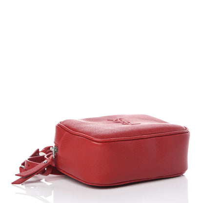 Saint Laurent Lambskin Monogram Lou Belt Bag Red 4 of 8