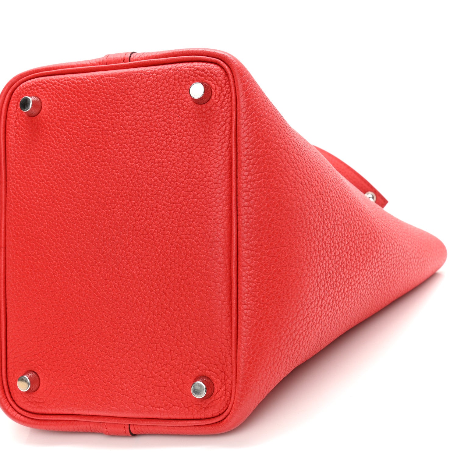 Hermes Taurillon Clemence Picotin Lock 18 PM Rouge De Coeur 9 of 9