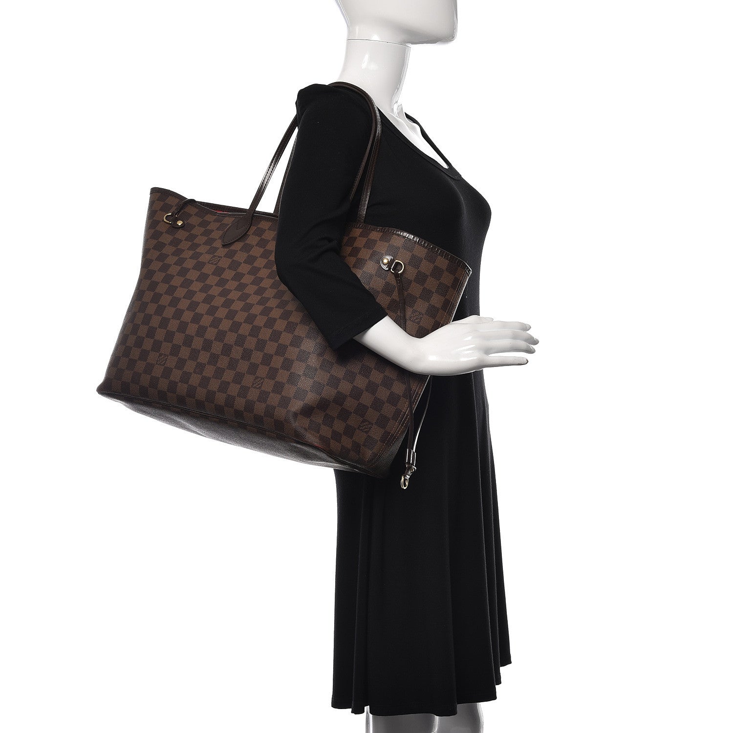 Louis Vuitton Damier Ebene Neverfull GM 2 of 15