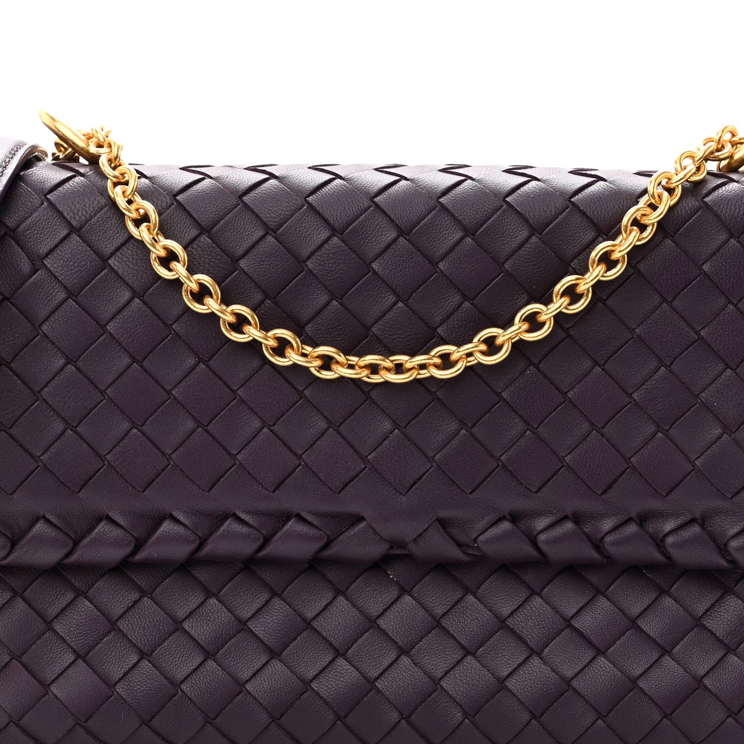 Bottega Veneta Nappa Intrecciato Baby Olimpia Shoulder Bag Dark Barolo 7 of 9