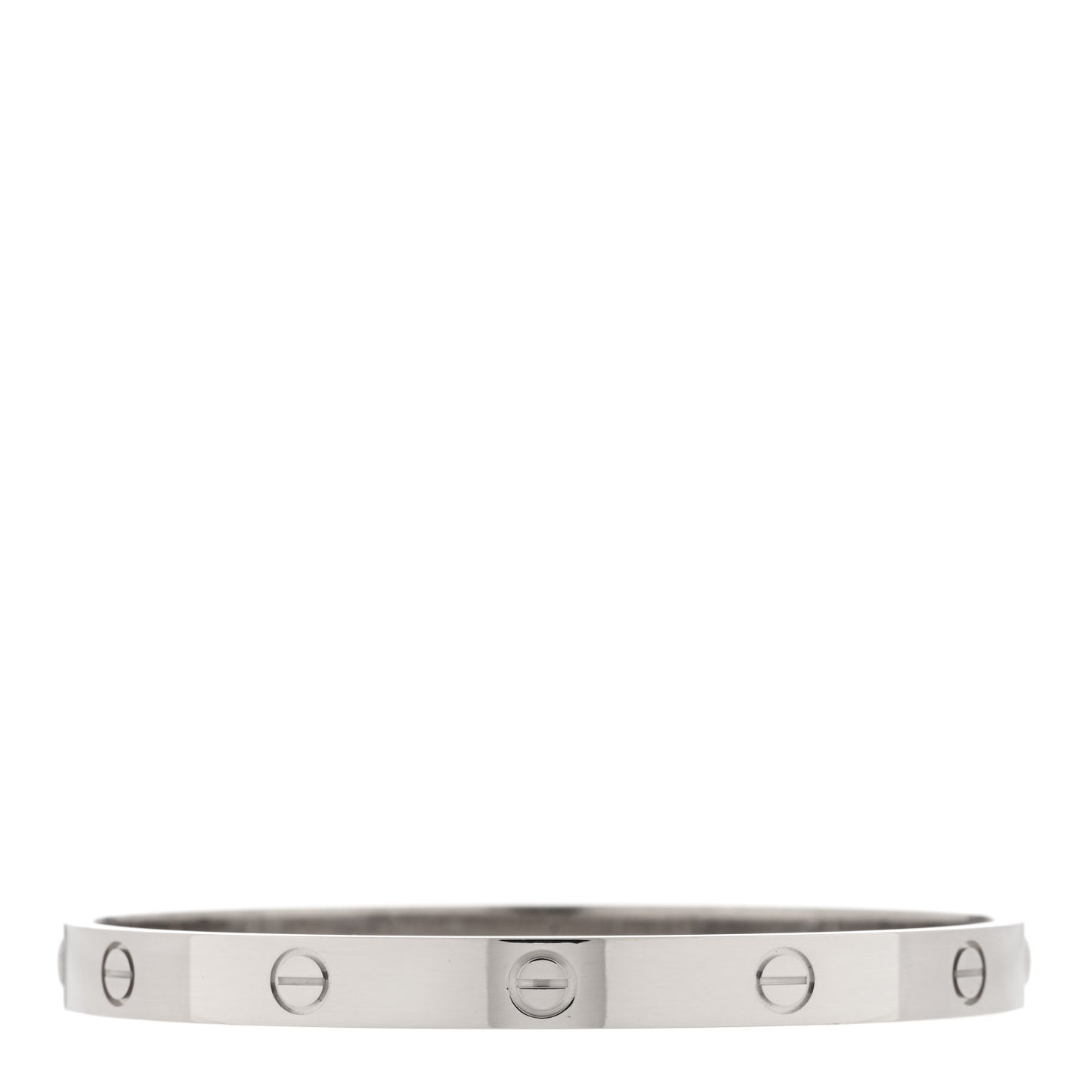 18K White Gold LOVE Bracelet 19