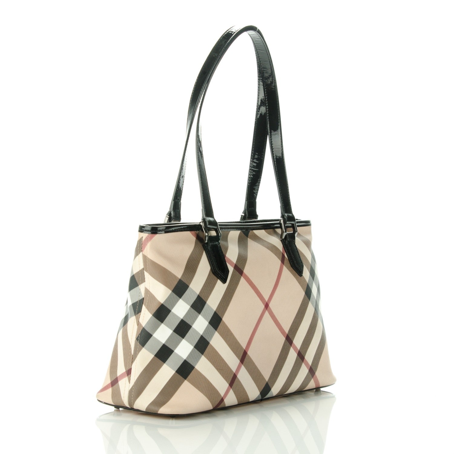 Burberry Supernova Check Regent Tote Black 4 of 8