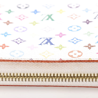 Louis Vuitton Monogram Multicolor Zippy Wallet White Litchi 15 of 15