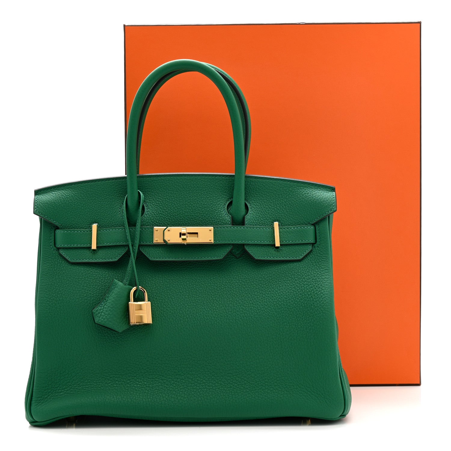 Hermes Togo Birkin 30 Vert Vertigo 11 of 11