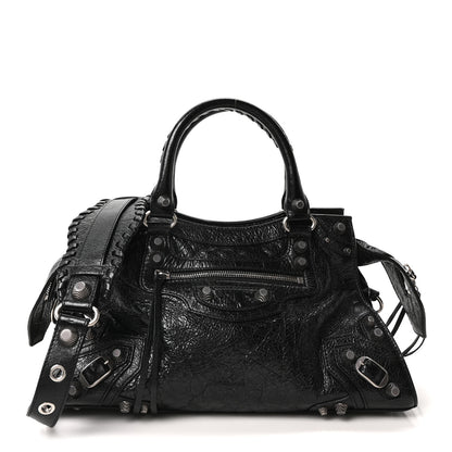 Balenciaga Agneau Arena Small Neo Cagole City Handbag Black 1 of 10