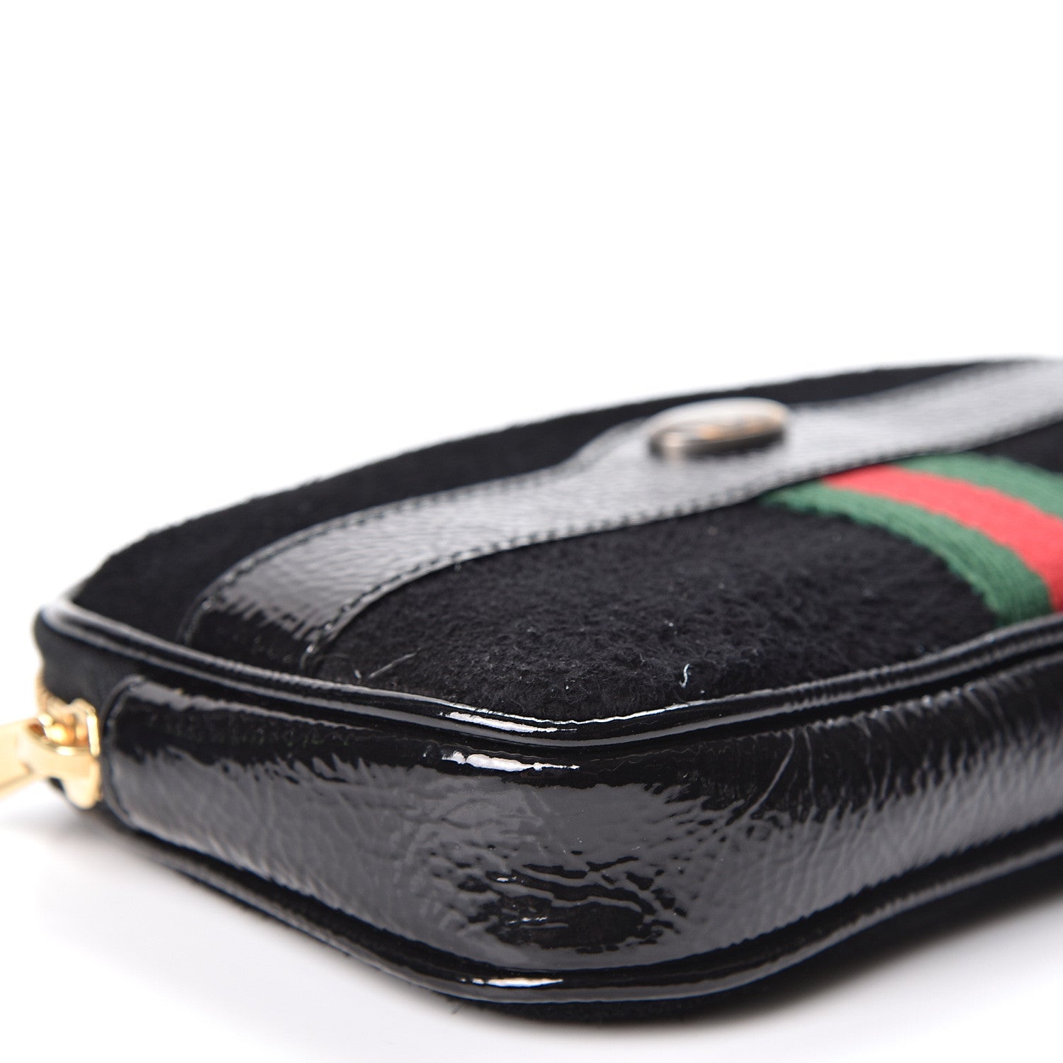 Gucci Suede Patent Ophidia Belted iPhone Case 95 38 Black 10 of 12