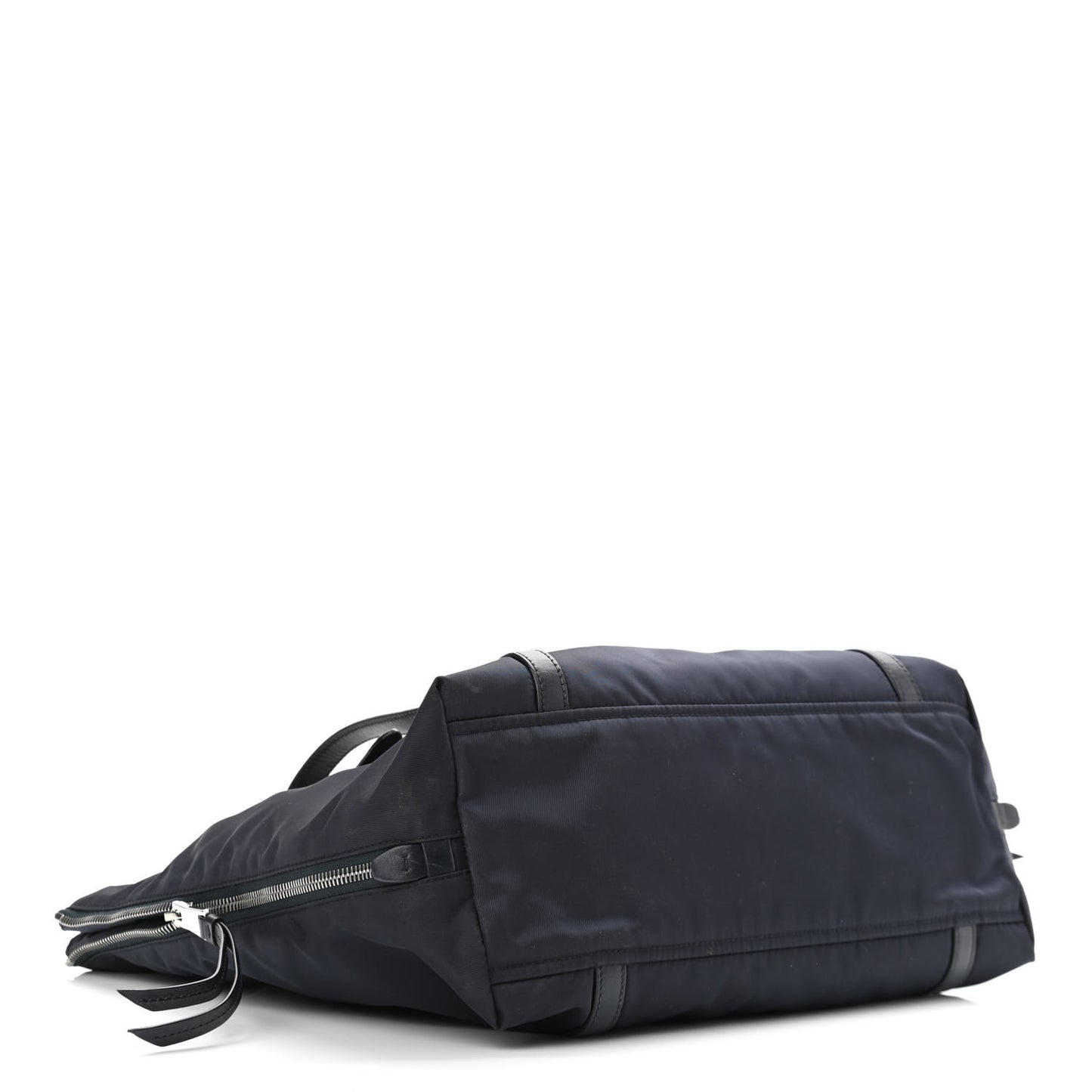 Tessuto Nylon Soft Calf Tote Black