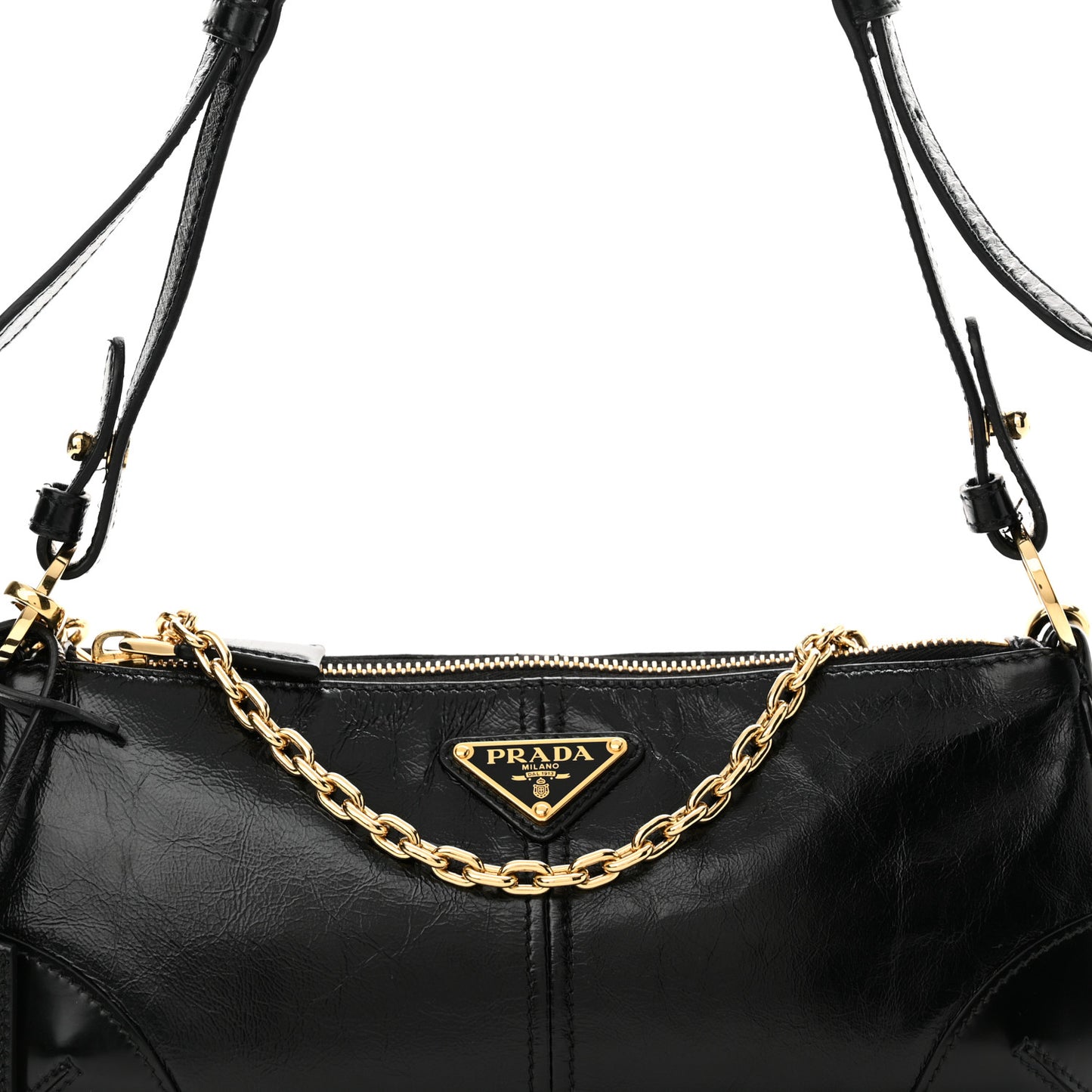 Soft Lux Calfskin Medium Re-Edition 2002 Shoulder Bag Black