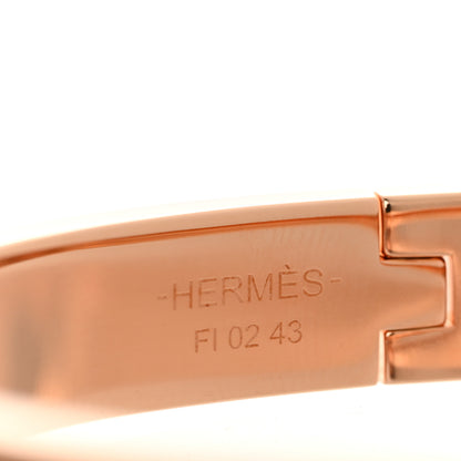 Hermes Enamel Mini Clic Chaine d'Ancre Bracelet PM Black 4 of 5