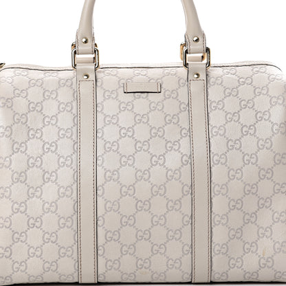 Gucci Guccissima Medium Joy Boston Off White 7 of 12