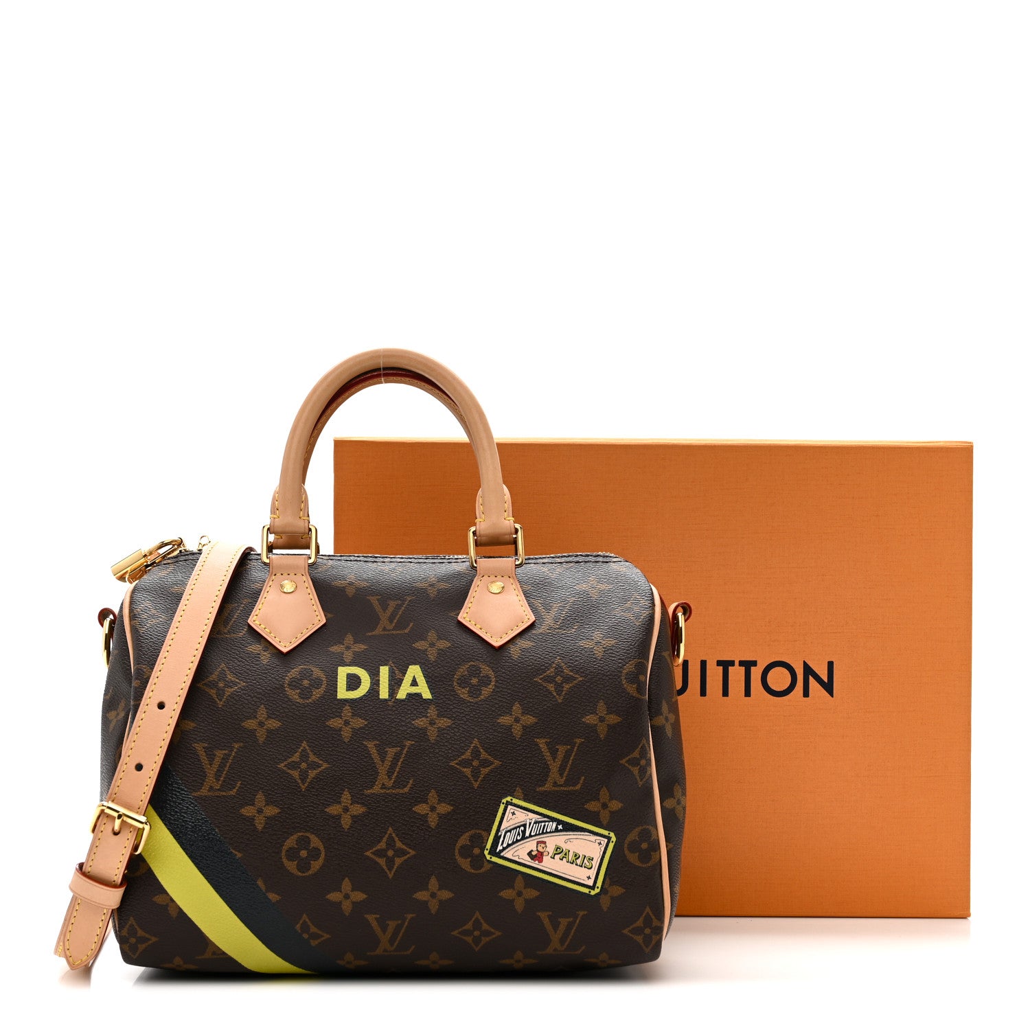 Louis Vuitton Monogram My World Tour Speedy Bandouliere 25 10 of 10