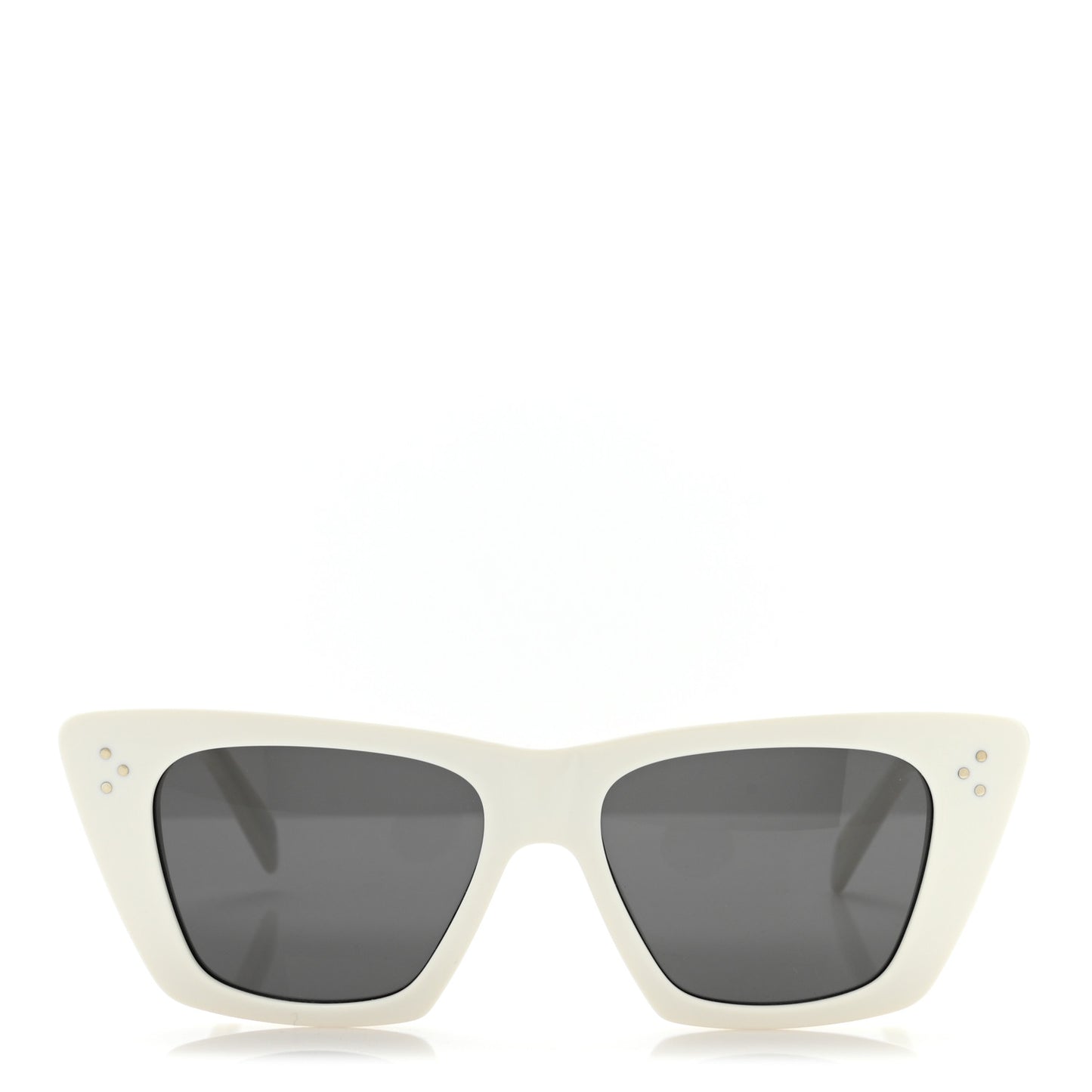Acetate Cat Eye Sunglasses CL40187I White
