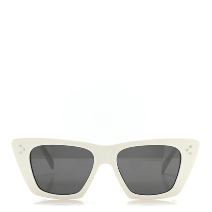 Celine Acetate Cat Eye Sunglasses CL40187I White 2 of 7