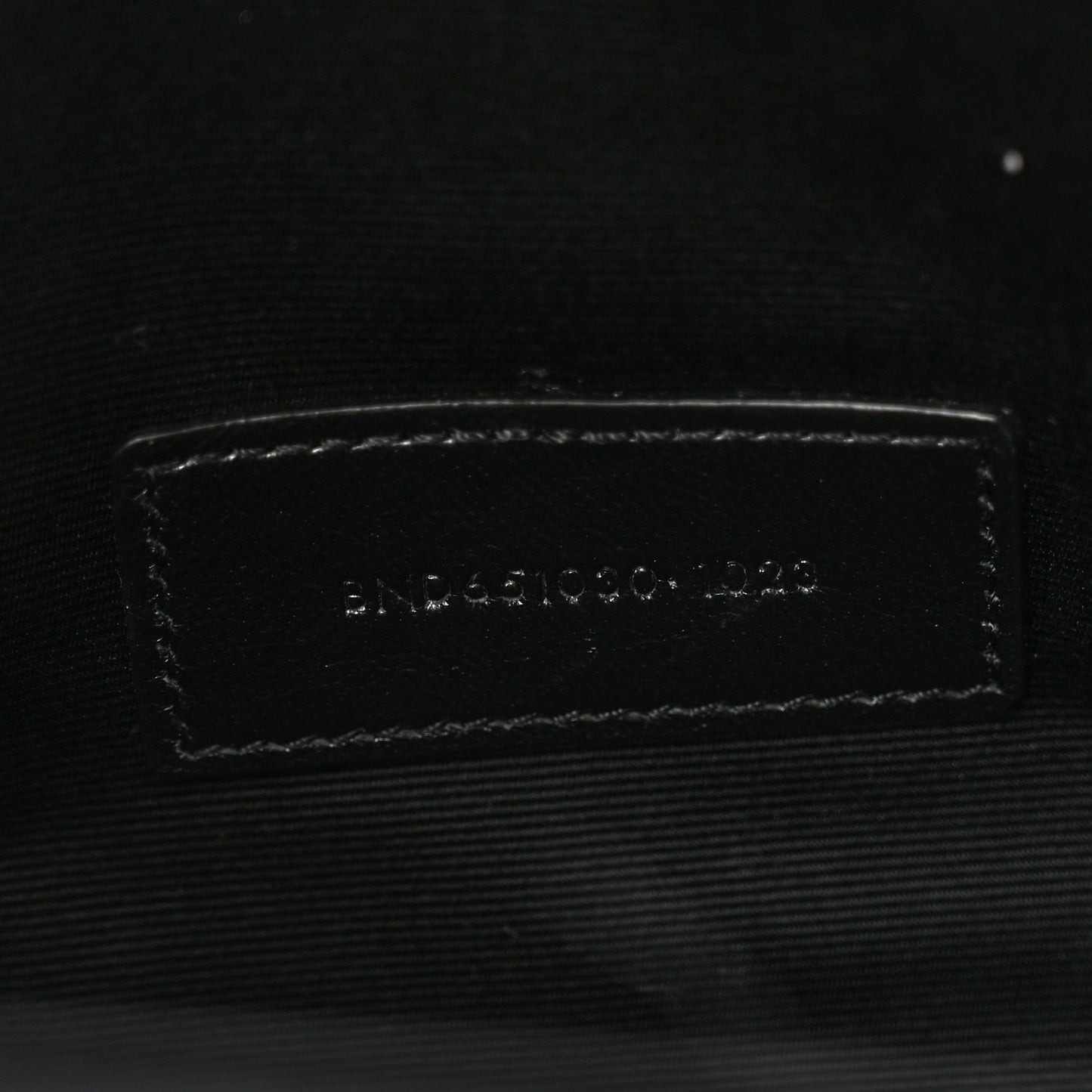 Grain De Poudre Textured Mixed Matelasse Triquilt Monogram Clutch Black