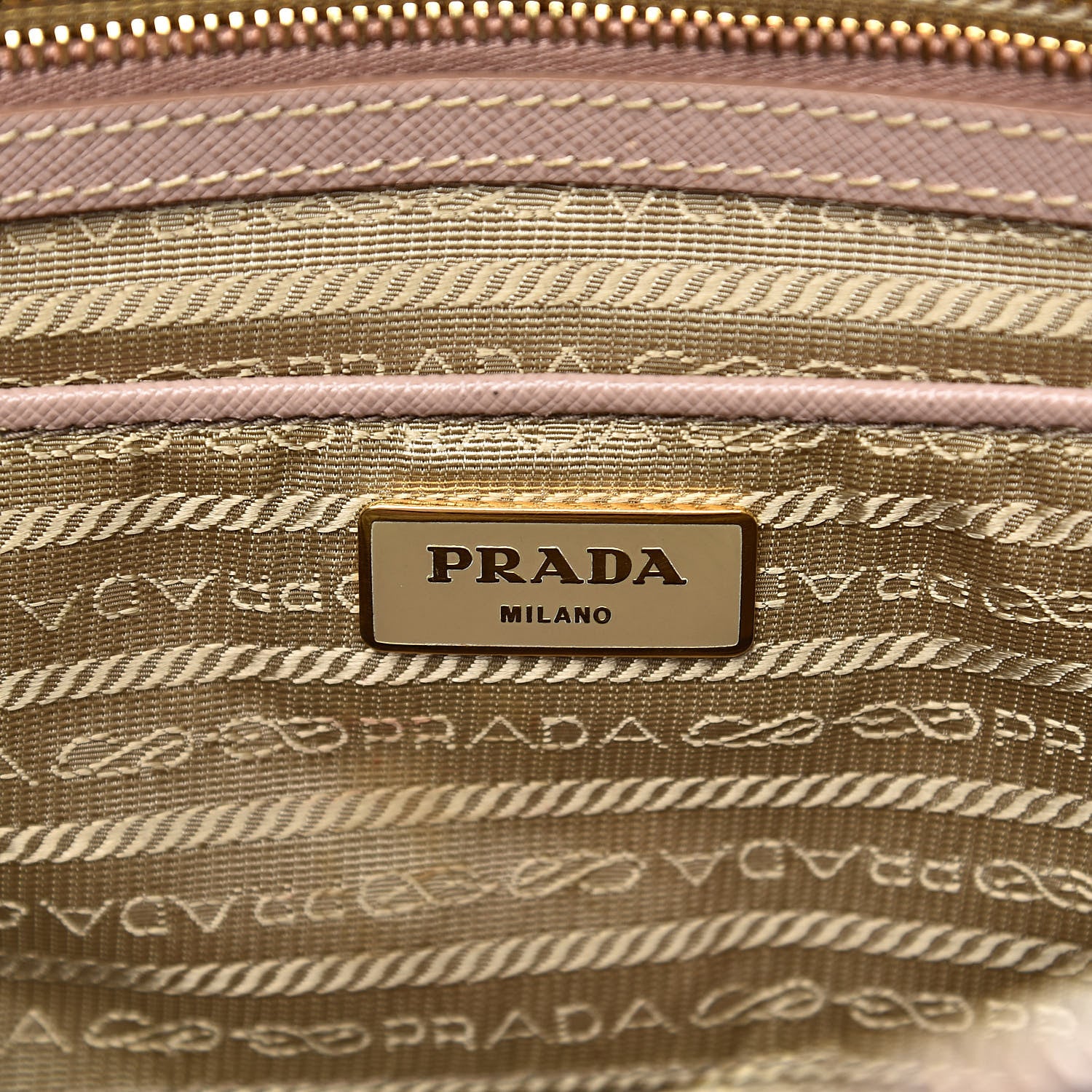 Prada Saffiano Large Galleria Double Zip Tote Cammeo 6 of 13