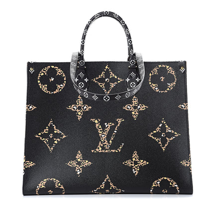 Louis Vuitton Monogram Giant Jungle Onthego GM Black 1 of 10