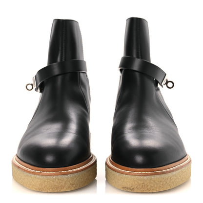 Hermes Calfskin Follow Ankle Boots 41 Black 5 of 25