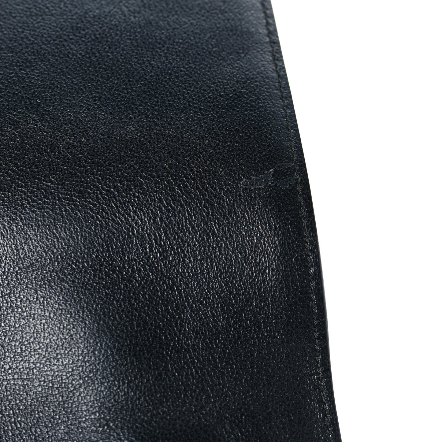 Smooth Calfskin Fabric Medium Tri-Color Trapeze Black Blue Tan