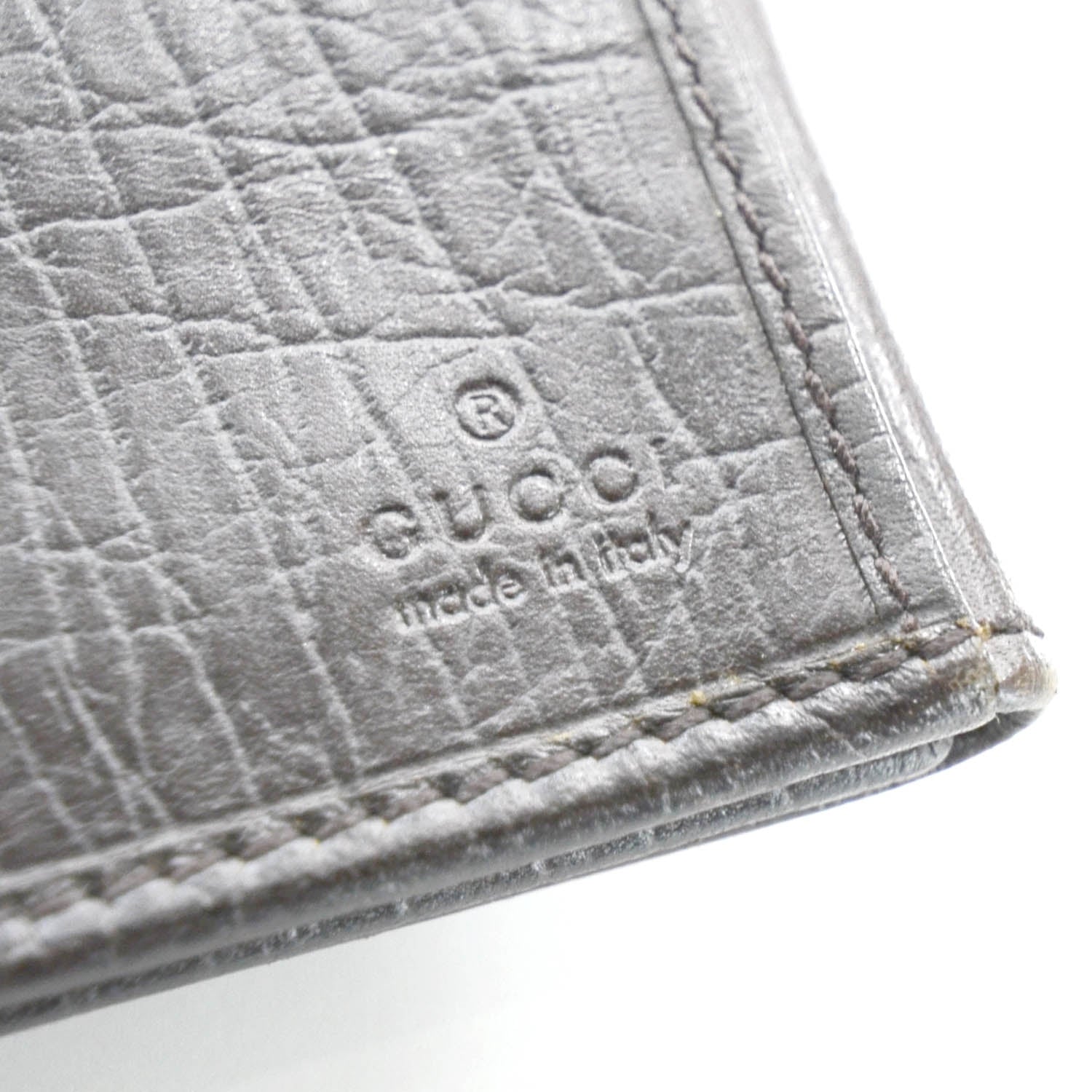 Gucci Monogram Calfskin Web Blake Continental Wallet Brown 10 of 12