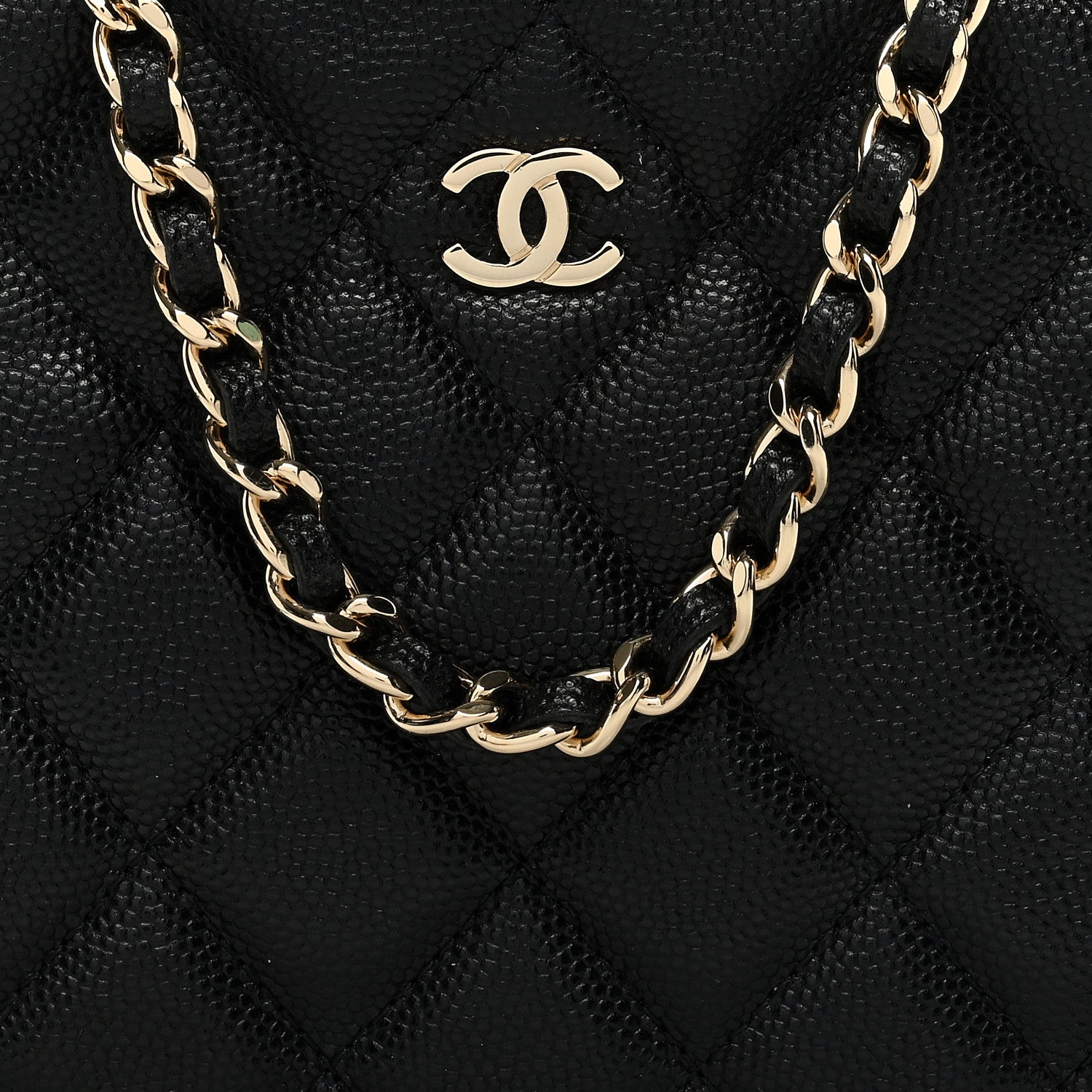 Chanel Caviar Quilted Vanity With Chain Black 9 of 11