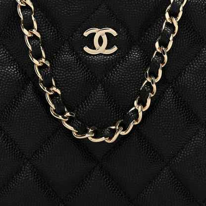 Chanel Caviar Quilted Vanity With Chain Black 9 of 11