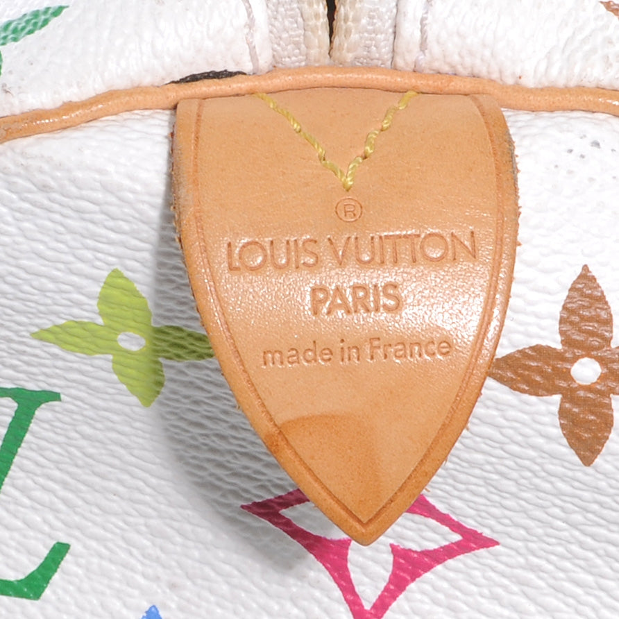 Louis Vuitton Monogram Multicolor Keepall 45 White 9 of 9
