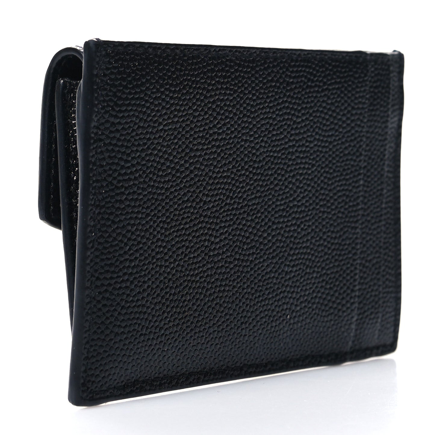 Grain De Poudre Uptown Monogram Card Case Black