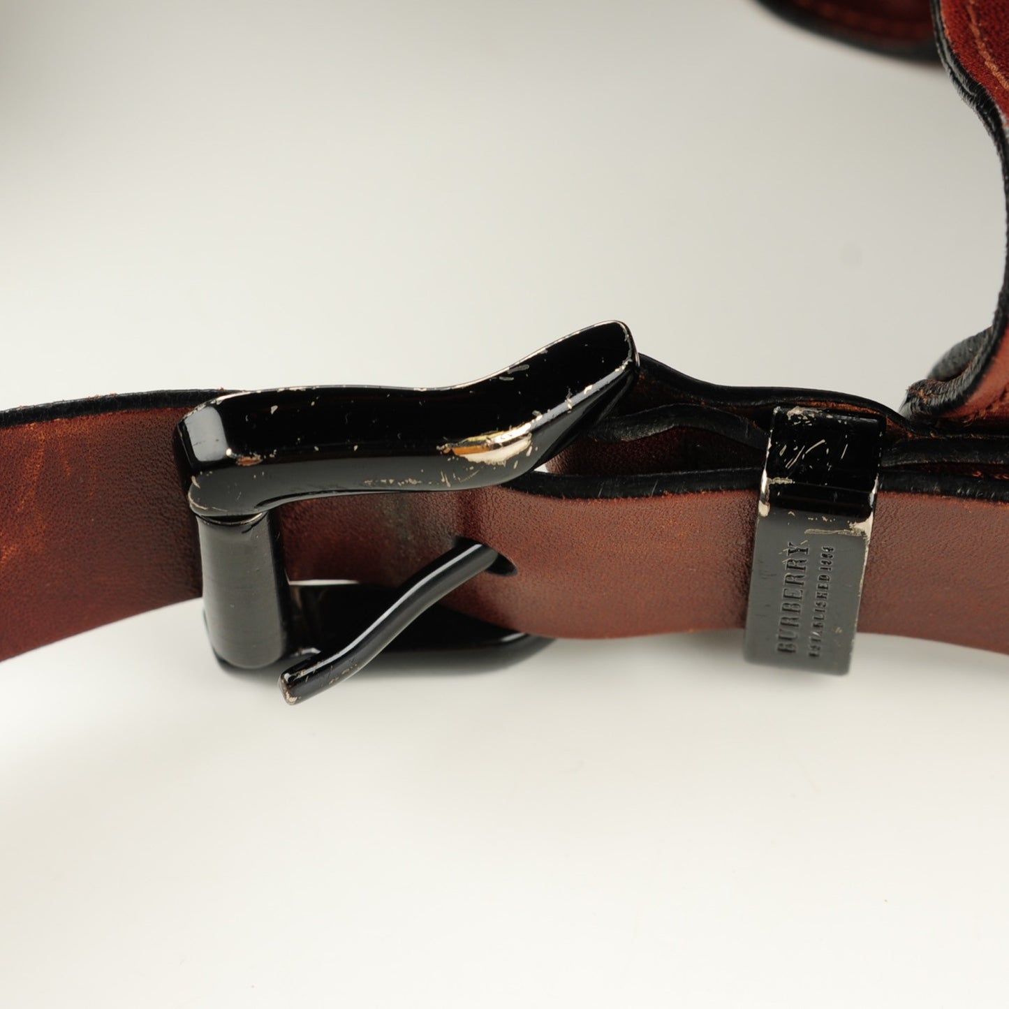 Bridle Calfskin House Check Kenton Hobo Brown
