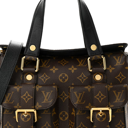 Louis Vuitton LOUIS VUITTON Monogram Manhattan NM Black 8 of 16