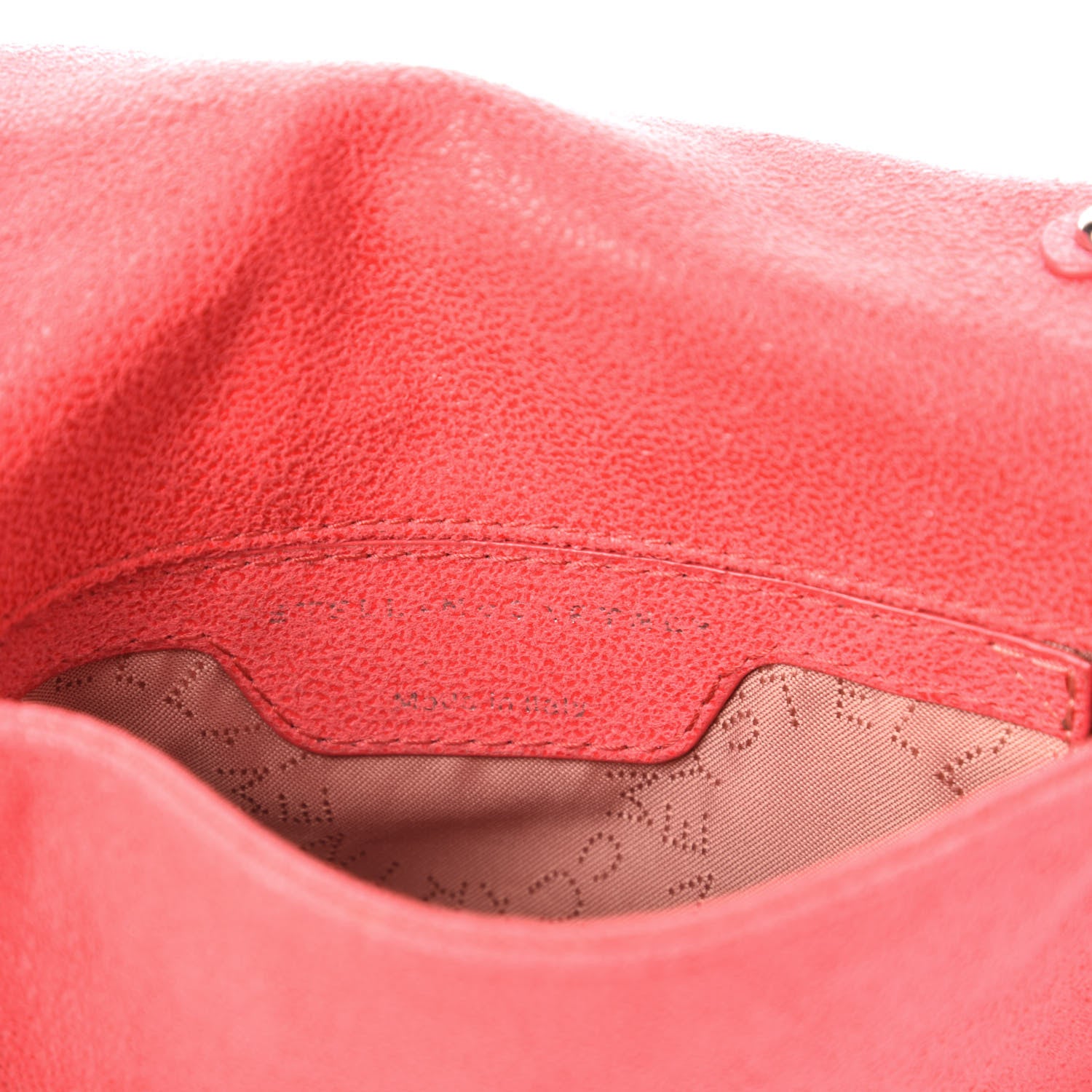 Stella McCartney Shaggy Deer Falabella Crossbody Bag Coral 8 of 9