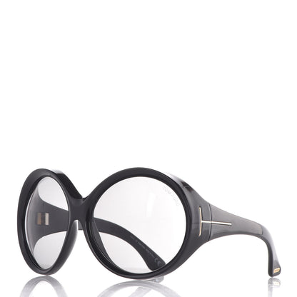 Tom Ford Ali Oversized Round Sunglasses TF0221 Black 1 of 9