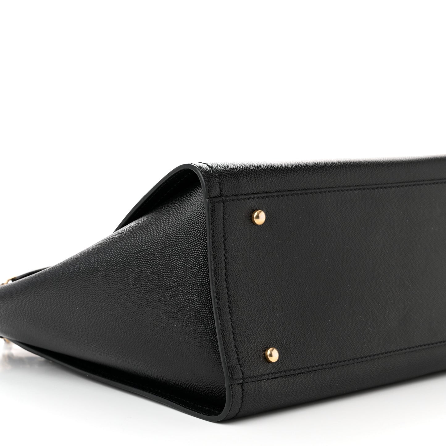 Caviar Small Studded Deauville Tote Black