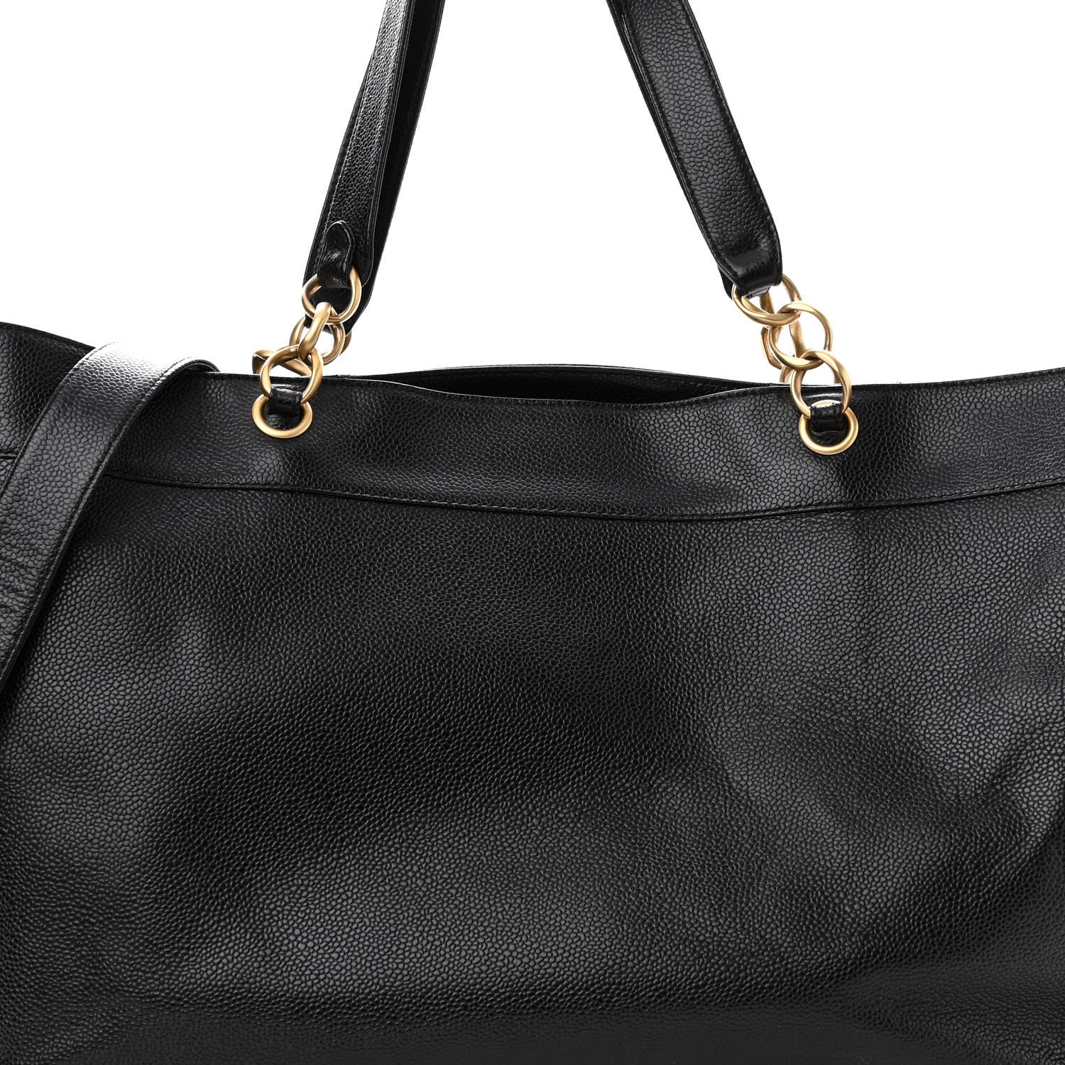 Chanel Caviar Weekender Black 6 of 8