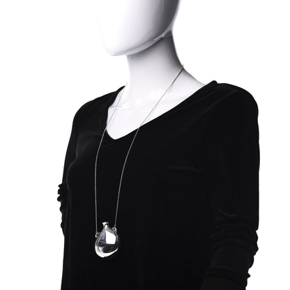 Tiffany Sterling Silver Large Elsa Peretti Bottle Pendant Necklace 2 of 7