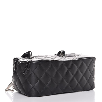 Chanel Calfskin Quilted Small Cambon Bowler Black 4 of 10