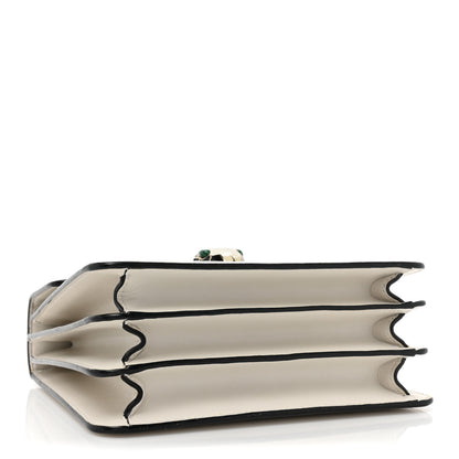 Bulgari Calfskin Serpenti Forever Top Handle White 5 of 19