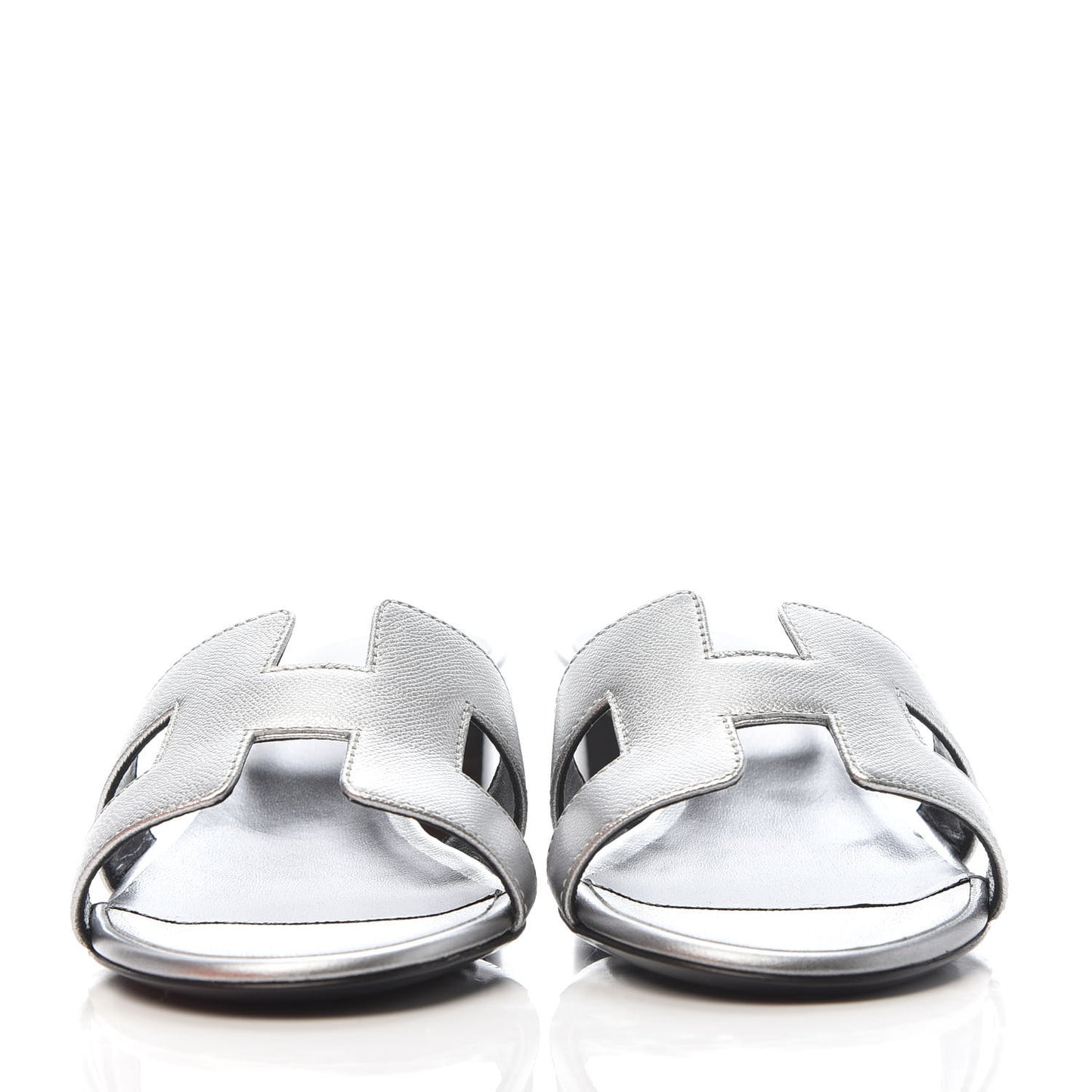 Metallic Epsom Oasis Sandals 38 Argent
