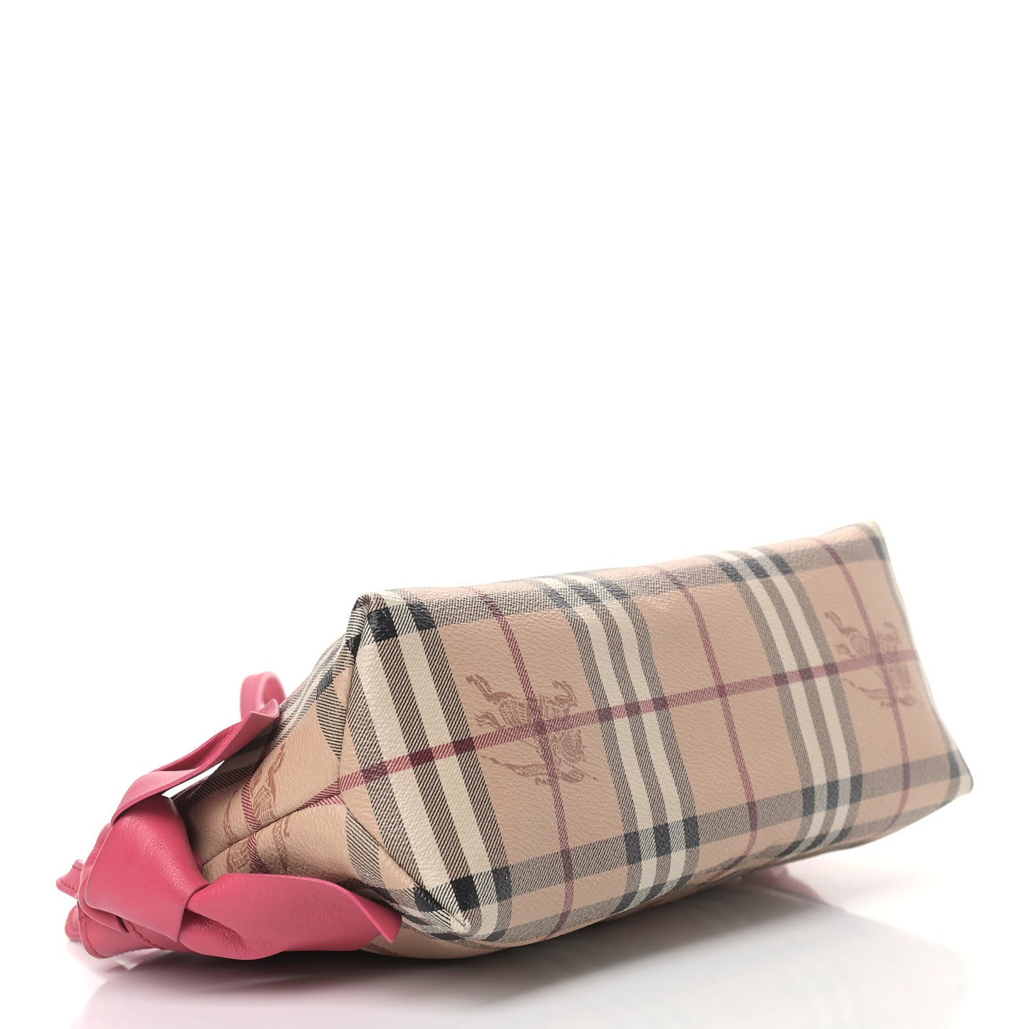 Haymarket Check Bow Tie Crossbody Bag Peony