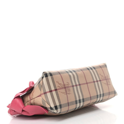 Burberry Haymarket Check Bow Tie Crossbody Bag Peony 4 of 18