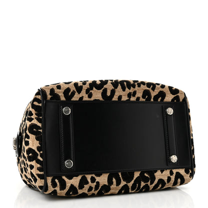 Louis Vuitton Jacquard Velvet Leopard Print Stephen Sprouse Speedy 4 of 12