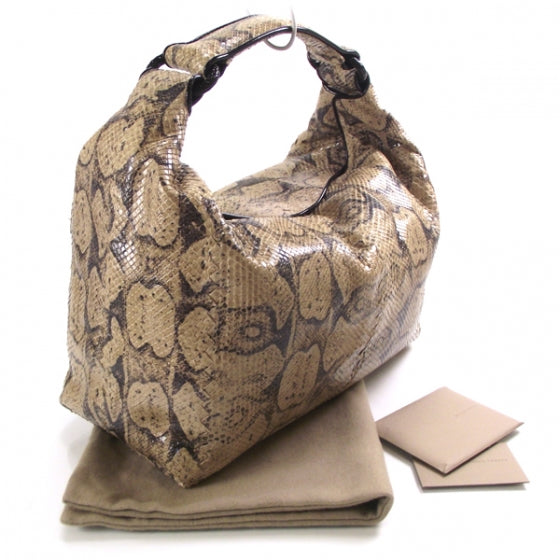 Pitone Sloane Hobo Beige LTD ED