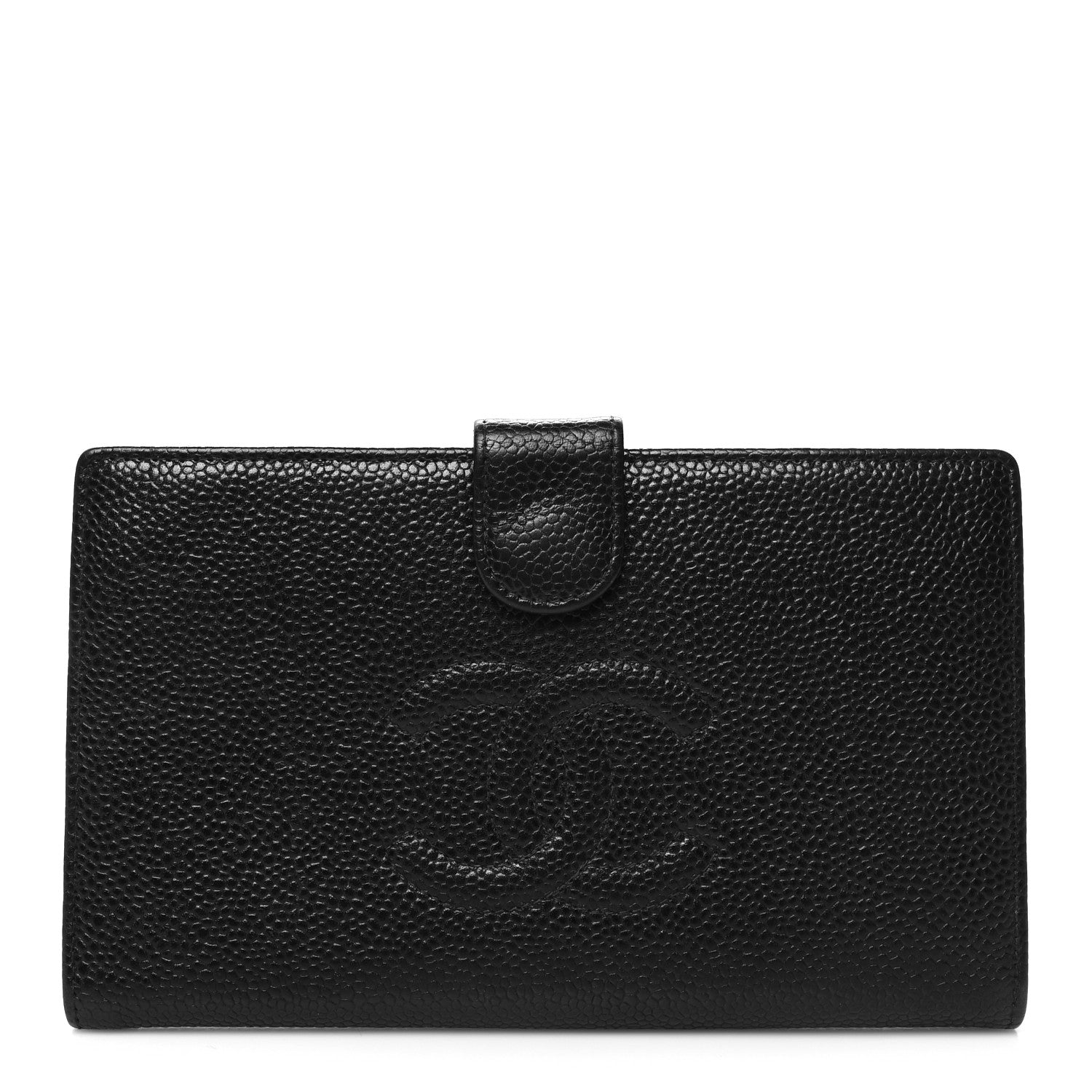 Chanel Caviar Timeless CC French Wallet Black 1 of 11