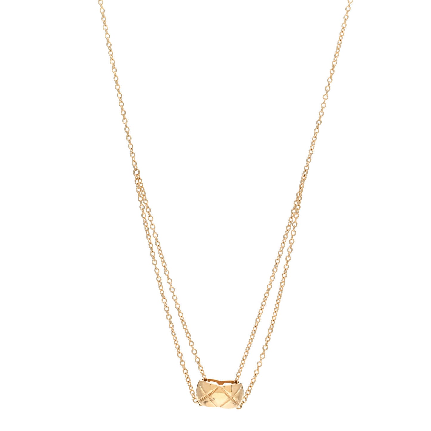 18K Yellow Gold Coco Crush Pendant Necklace