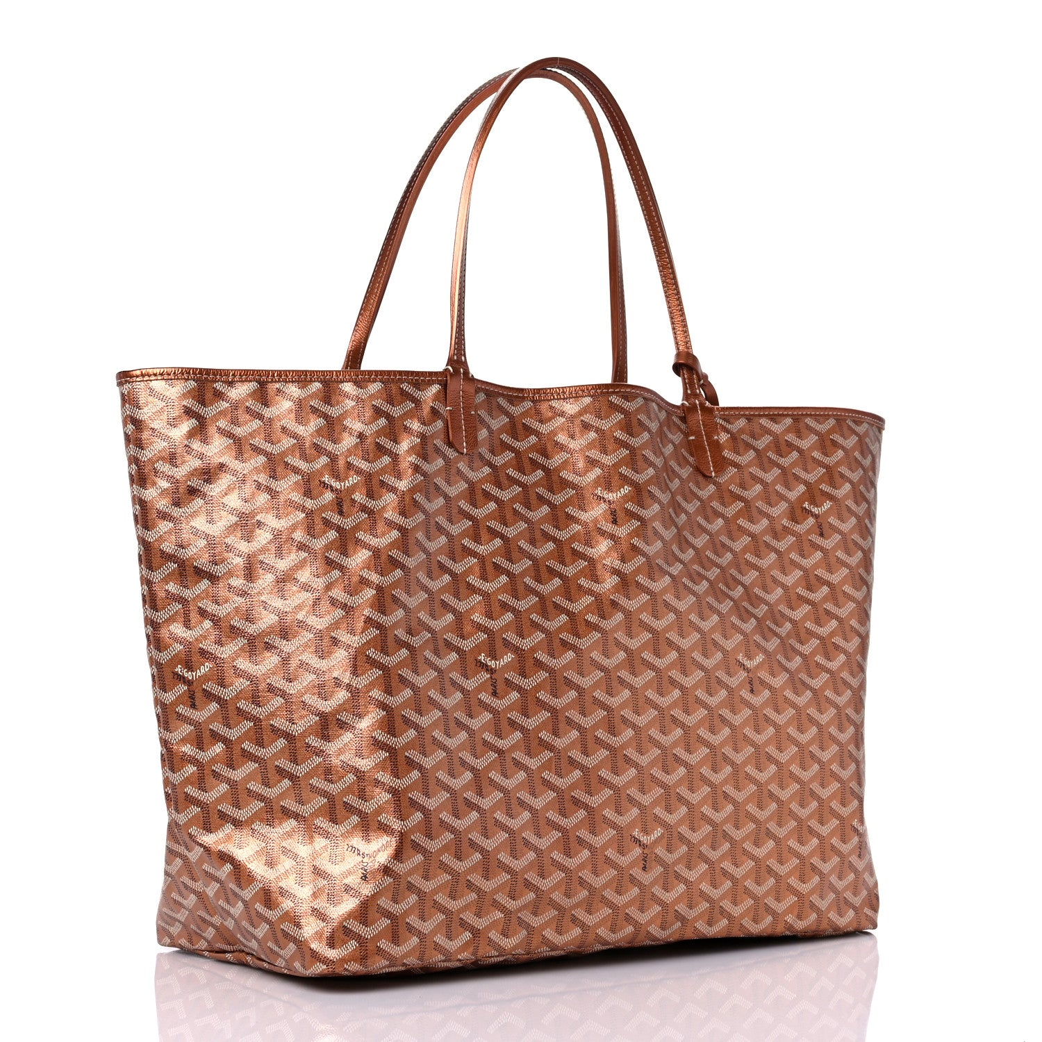 Goyard Goyardine Precious Metals Saint Louis GM Rose Gold 3 of 9