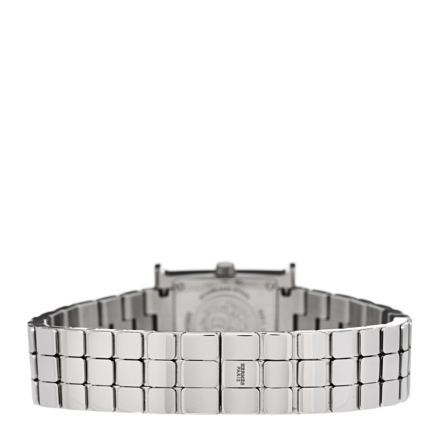 Stainless Steel Diamond Mother of Pearl 17.2mm Heure H Hour Quartz Watch